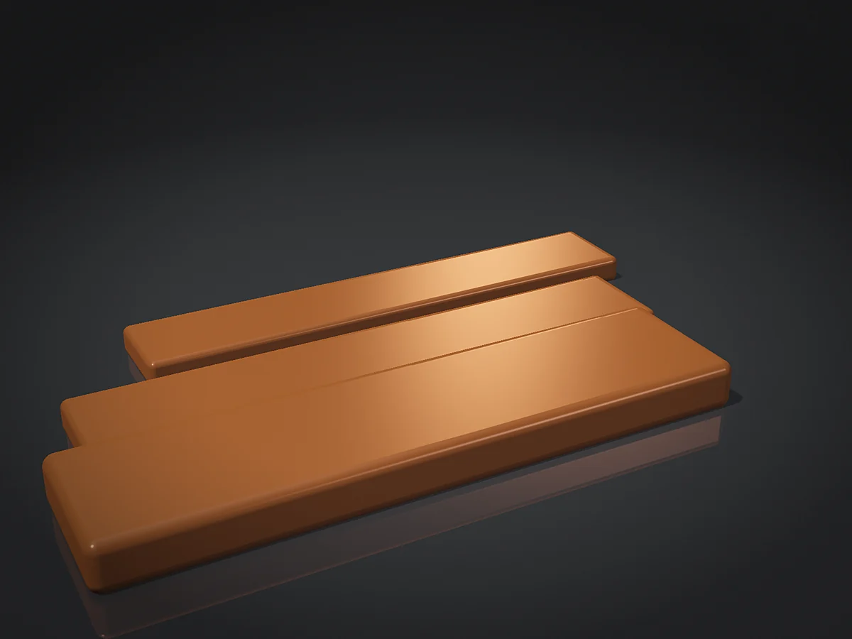 Bare Rectangular Copper Conductor