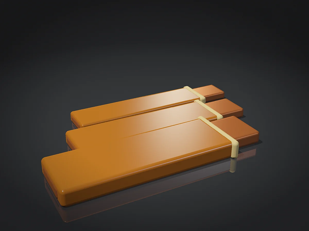 Kapton-Wrapped Rectangular Copper Conductor