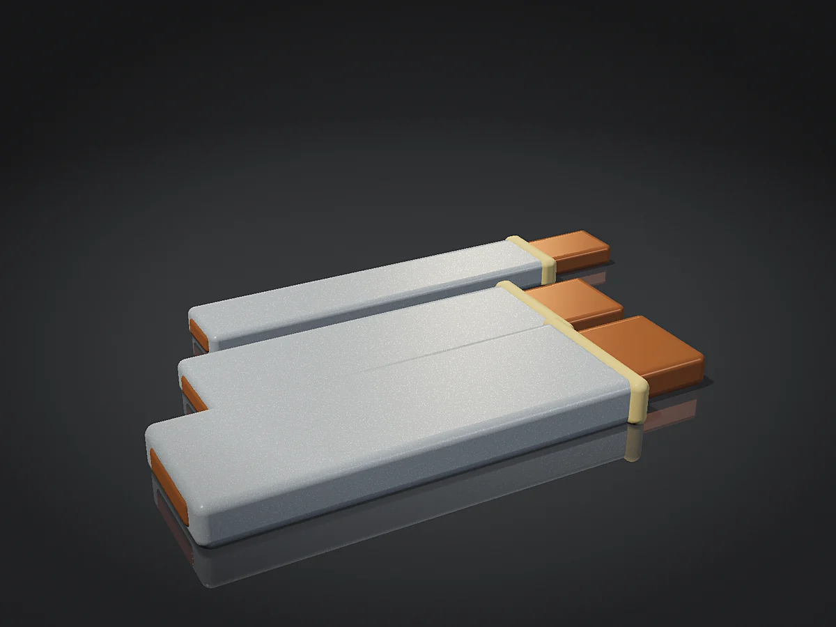Mica-over-Enamel Rectangular Copper Conductor